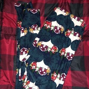 ❤️SOLD❤️VINTAGE CHRISTMAS TC LLR LEGGINGS